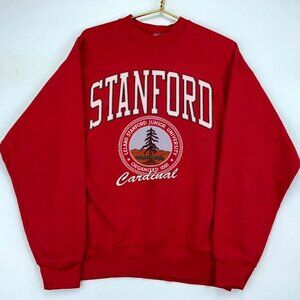 Vintage 90s Stanford University Crewneck Sweatshirt, Stanford Cardinal Football